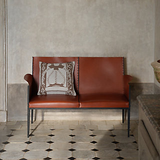 Fantaisie d'Etriers pillow - Orange | Hermès USA